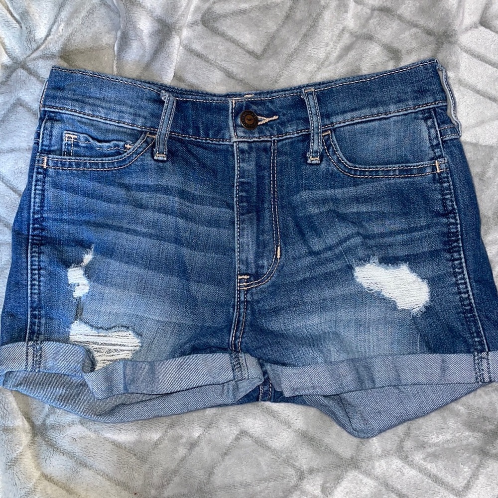 Hollister jean shorts